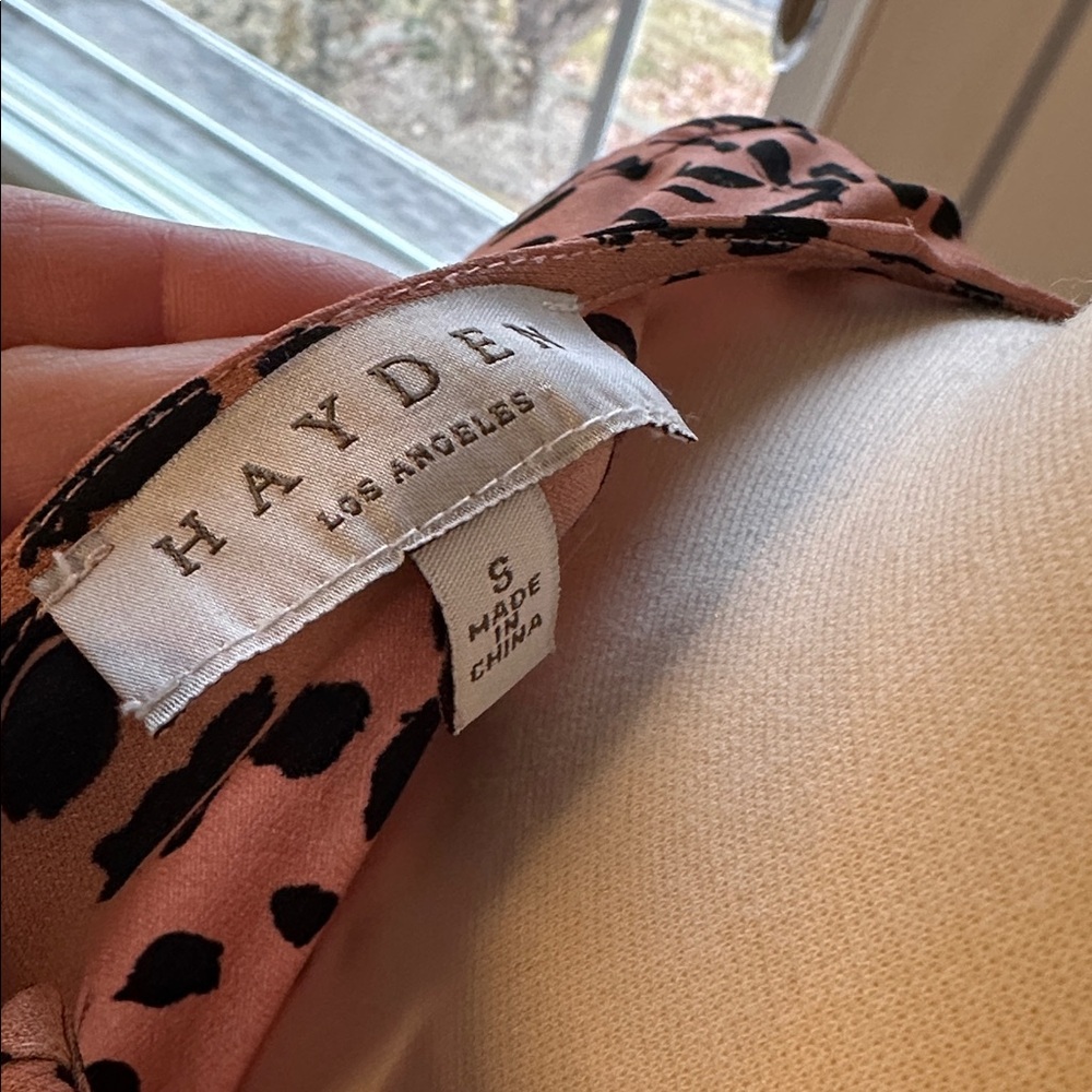 EUC Hayden Los Angeles Andy Asymmetrical Animal Print Swing Dress - Picture 5 of 5